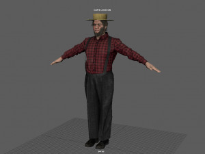 AMISH ELDER 3D मॉडल