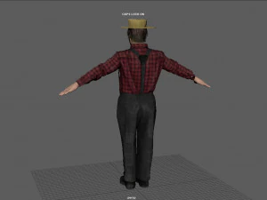 AMISH ELDER 3D Model