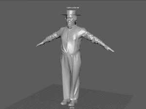 AMISH ELDER 3D Model