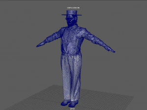 AMISH ELDER 3D Model