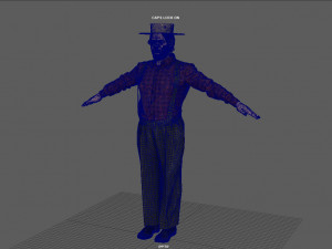AMISH ELDER 3D मॉडल