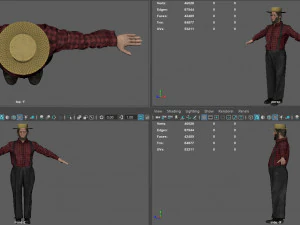 AMISH ELDER 3D Model