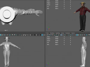 AMISH ELDER 3D Model