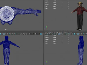 AMISH ELDER 3D Model
