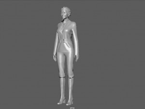 EQUESTRIAN WOMAN Modello 3D