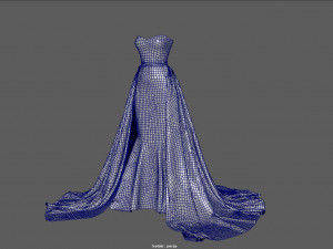 WEDDING DRESS Modello 3D