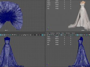 WEDDING DRESS Modello 3D