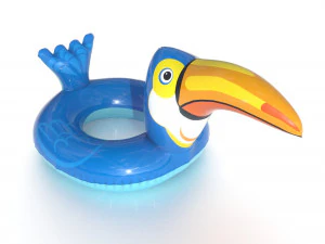 TOUCAN TERAPUNG KOLAM RENANG Model 3D