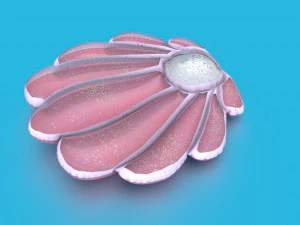 SHELL INFLATABLE MATTRESS 3D Model