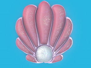 SHELL INFLATABLE MATTRESS Modello 3D