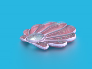 SHELL INFLATABLE MATTRESS Modello 3D