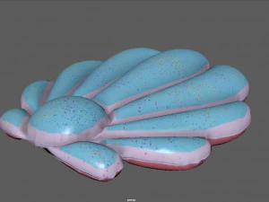 SHELL INFLATABLE MATTRESS 3D Model