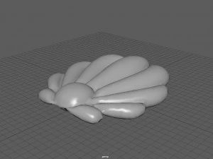 SHELL INFLATABLE MATTRESS 3D Model