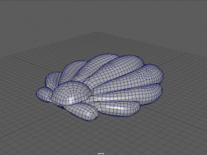 SHELL INFLATABLE MATTRESS Modello 3D