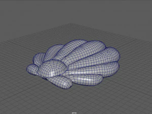 SHELL INFLATABLE MATTRESS 3D Model