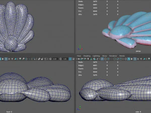 SHELL INFLATABLE MATTRESS 3D Model