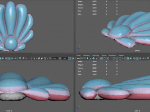 SHELL INFLATABLE MATTRESS 3D Model