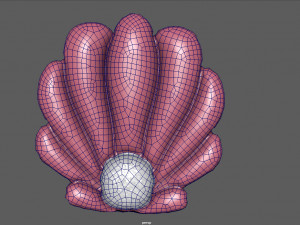 SHELL INFLATABLE MATTRESS Modello 3D