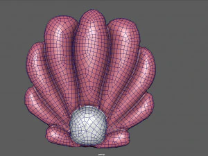 SHELL INFLATABLE MATTRESS 3D Model