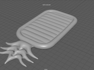 PINEAPPLE INFLATABLE MATTRESS 3D Модель