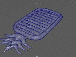 PINEAPPLE INFLATABLE MATTRESS 3D Модель