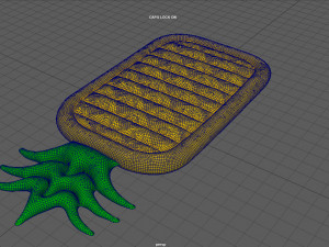 PINEAPPLE INFLATABLE MATTRESS 3D Модель