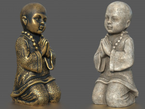 CHILD BUDDHA STATUE 3D Model