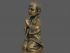 CHILD BUDDHA STATUE 3D 모델