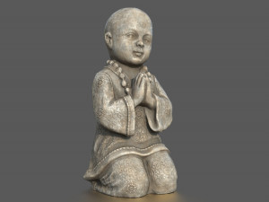 CHILD BUDDHA STATUE 3D 모델