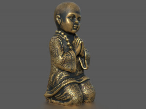 CHILD BUDDHA STATUE 3D 모델
