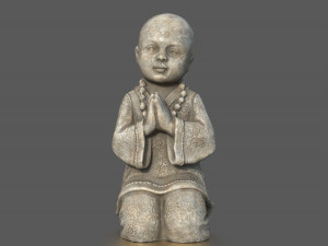 CHILD BUDDHA STATUE 3D 모델