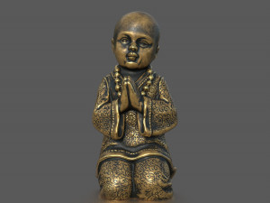 CHILD BUDDHA STATUE 3D 모델
