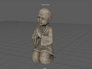 EST&Aacute;TUA DE BUDA DA CRIAN&Ccedil;A Modelo 3D