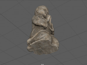 CHILD BUDDHA STATUE 3D 모델