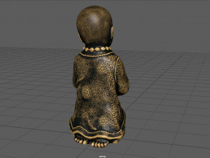 CHILD BUDDHA STATUE 3D 모델