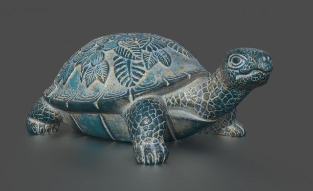 GARDEN TURTLE 3D 모델 .c4d .max .obj .3ds .fbx .stl .blend 