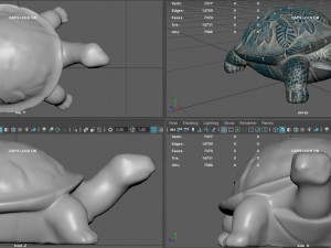 GARDEN TURTLE 3D 모델