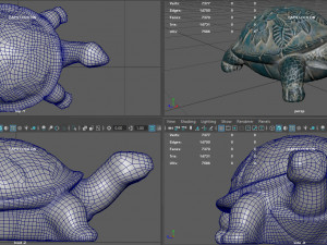 GARDEN TURTLE 3D 모델