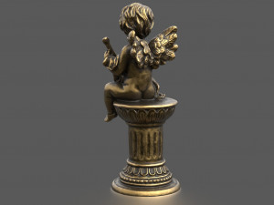 ANGEL WITH GUITAR 3D Model