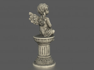 ANGEL WITH GUITAR 3D Model