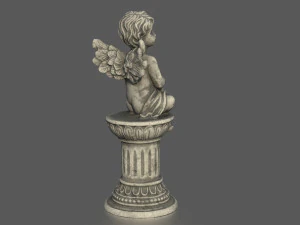 ANGEL WITH GUITAR 3D Model