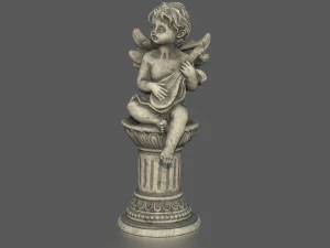 ANGEL WITH GUITAR 3D Model