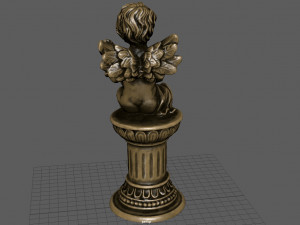 ANGEL WITH GUITAR 3D Model