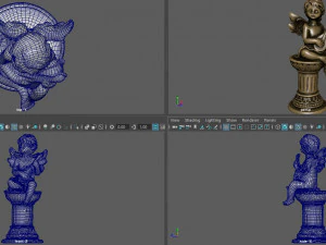 ANGEL WITH GUITAR 3D Model