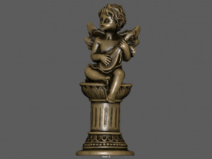 ANGEL WITH GUITAR 3D Model