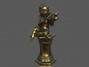 ANGEL WITH VIOLIN Modelo 3D