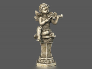 ANGEL WITH VIOLIN Modelo 3D