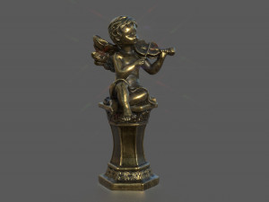 ANGEL WITH VIOLIN Modelo 3D
