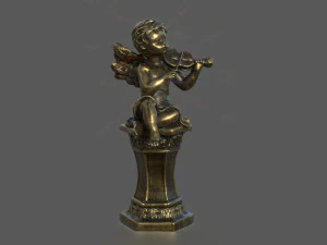ANGEL WITH VIOLIN 3D Model