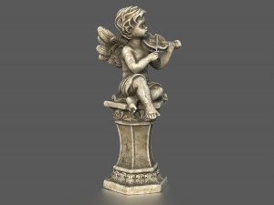 ANGEL WITH VIOLIN Modelo 3D